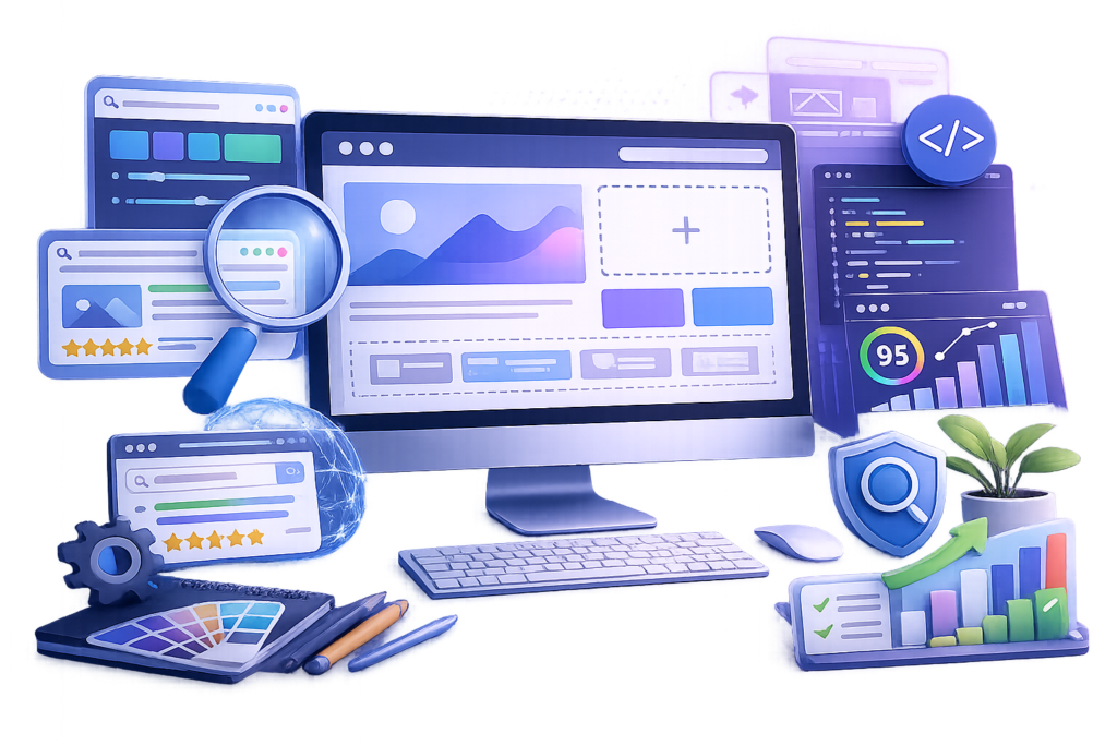 Website Design: The Complete Guide to Creating High-Performing, User-Centric, and Search-Optimized Websites
