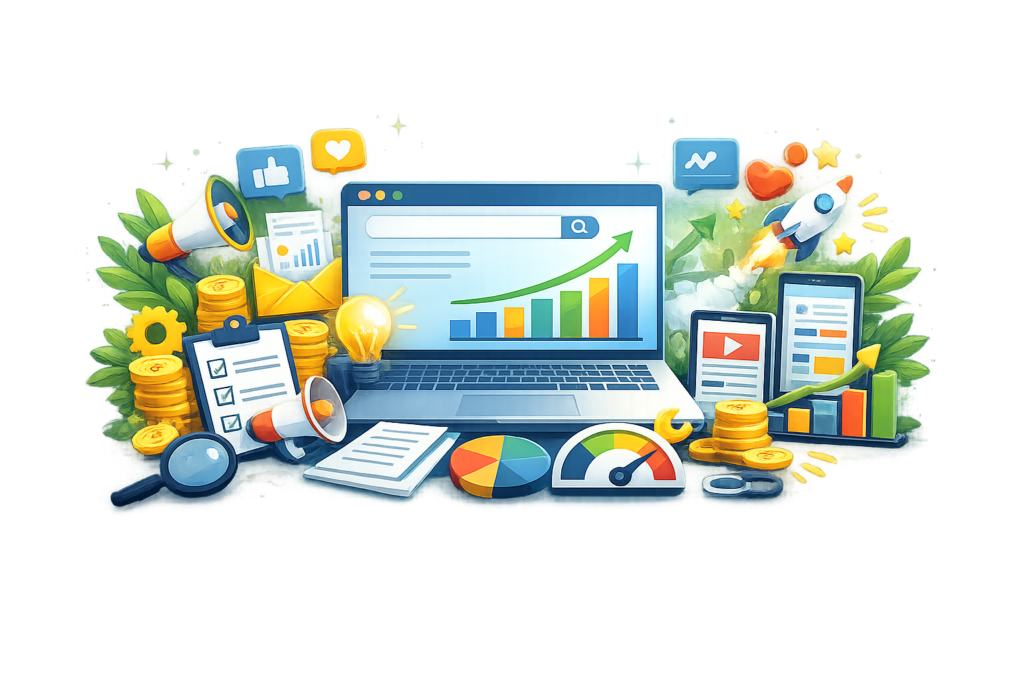 The Complete Digital Marketing Guide: Strategies, Channels, Best Practices, and Growth Techniques for Long-Term Business Success