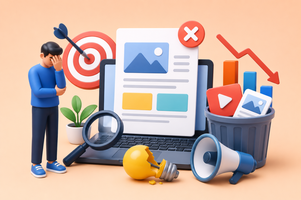 Common Mistakes Businesses Should Avoid in Content Marketing